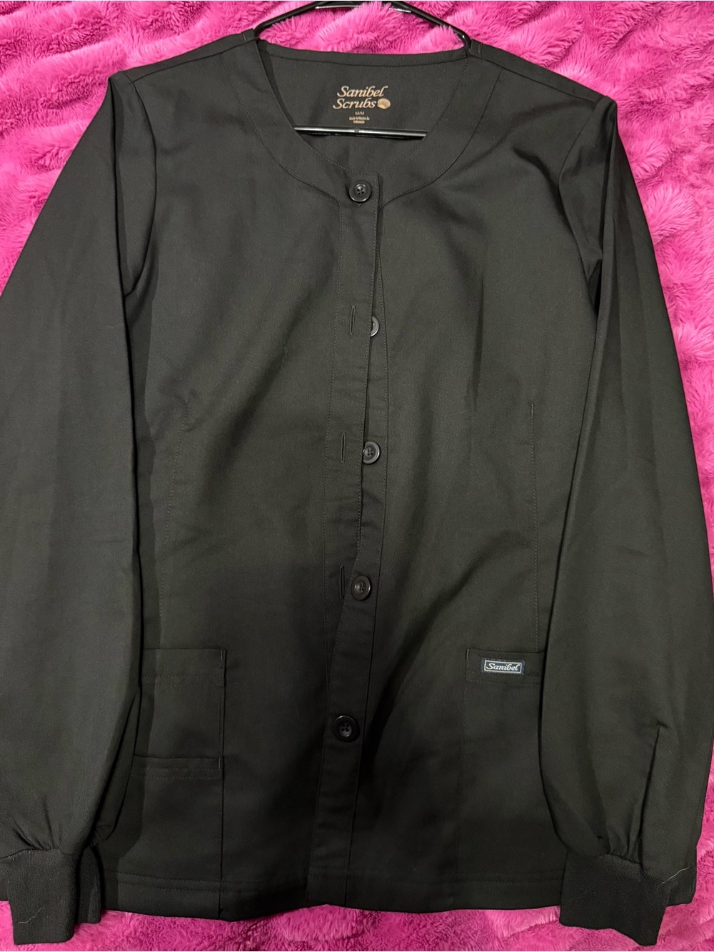 Women’s Black Scrub Jacket